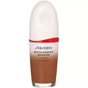 Image of Shiseido Revitalessence Skin Glow Foundation light illuminating foundation SPF 30 shade Copper 30ml