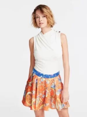 Image of Guess Marciano Crossover Front Appliqu Top