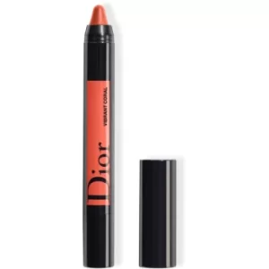 Image of DIOR Rouge Graphist Birds of a Feather Limited Edition Stick Lipstick Shade 344 Vibrant Coral 1,4 g