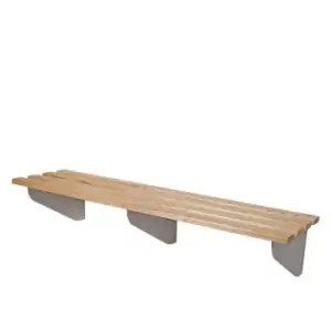 Image of Classic Aero Wall fix Cantilever Changing Bench 2.5m w x 450mm d
