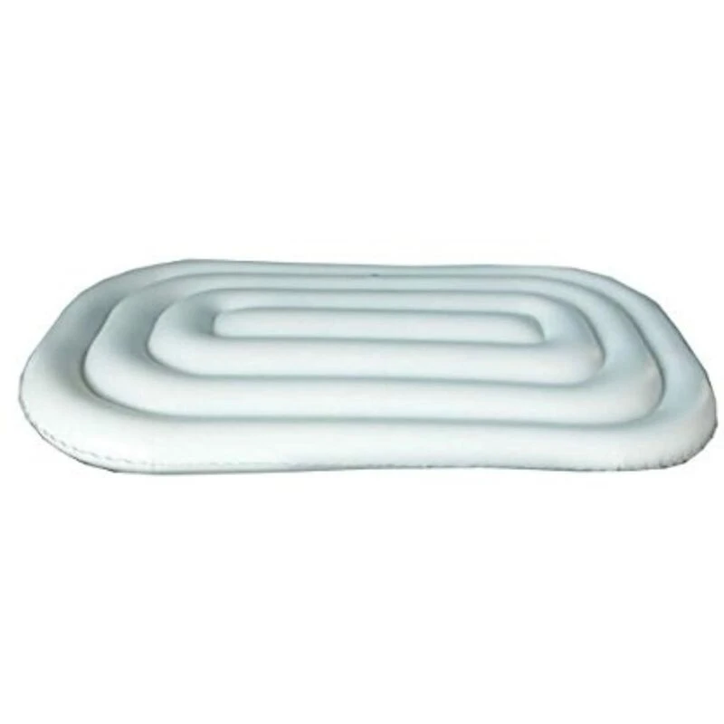 Image of Shatchi Hot Tub Spa Heat Preserver & Rain Outflow Inflatable Bladder Cover Square Fits All Mspa 6 People Square Spa White