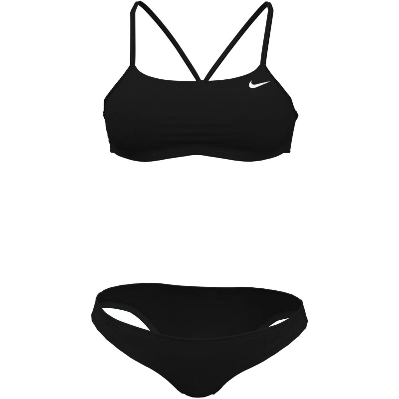 Image of Nike Racerback Bikini Womens - Black 8