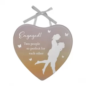 Image of Reflections Of The Heart Mini Plaque Engaged