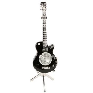 Image of Miniature Clock - Black Guitar