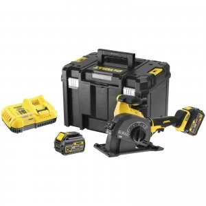 Image of DEWALT DCG200 54v XR Flexvolt Cordless Wall Chaser 2 x 6ah Li-ion Charger Case