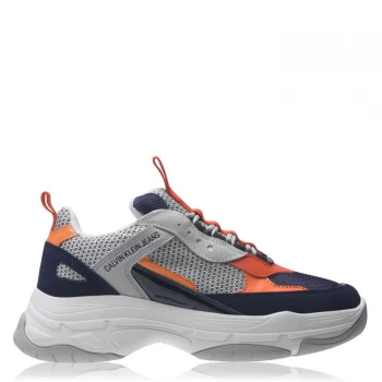 Image of Calvin Klein Jeans Trainers - Navy/Grey