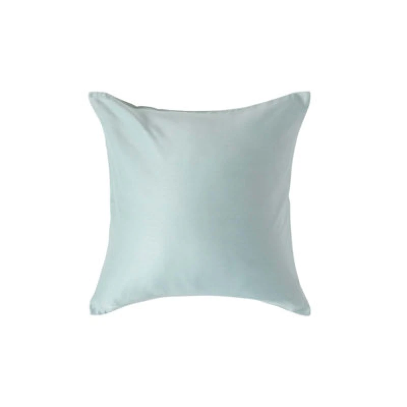 Image of Homescapes Organic Cotton Continental Pillowcase 400 TC, 40 x 40cm Duck Egg Blue