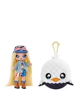 Image of Na! Na! Na! Surprise 2-In-1 Fashion Doll And Purse Glam Series 2- Erika Featherton (Eagle)