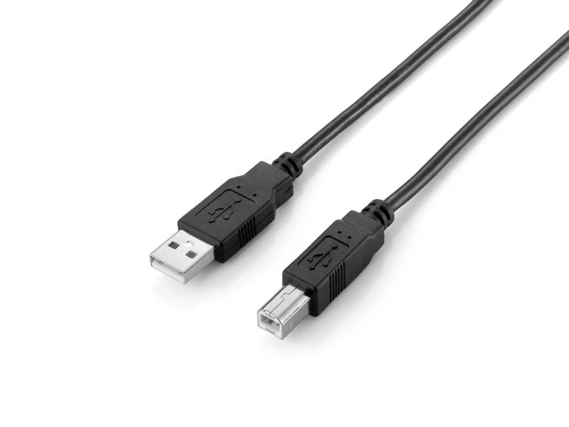 Image of Equip USB 2.0 Type A to Type B Cable. 2.0m. Black