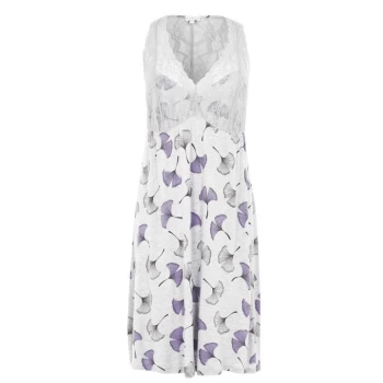 Image of Linea Jersey Chemise - Grey Floral