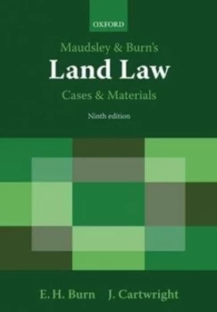 Image of Maudsley and Burns Land Law by Edward Burn Paperback
