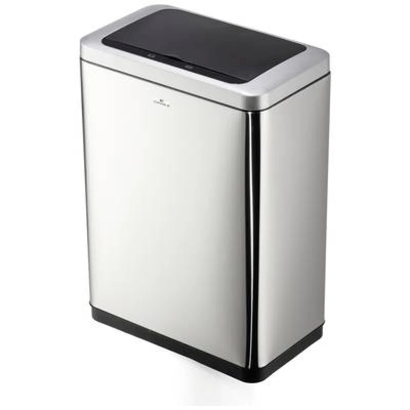Image of Durable Durable NO TOUCH DUO 342423 Garbage bin 40 l (W x H x D) 460 x 650 x 270 mm Silver Automatic lid opener 342423