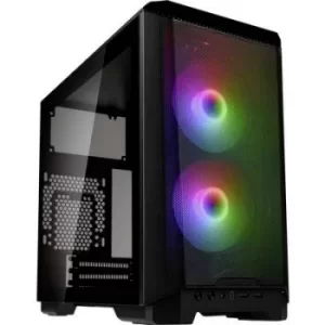 Image of Phanteks Eclipse P200A Mini tower Game console casing, PC casing Black 2 built-in LED fans, Window