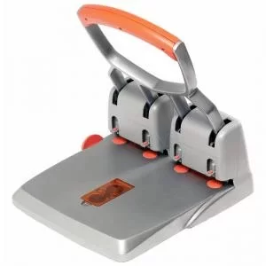 Image of Rapid Supreme Heavy Duty Hole Punch HDC1504-hole SilverOrange
