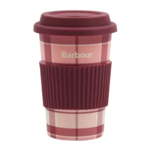 Image of Barbour Tartan Travel Mug Pink/Red One