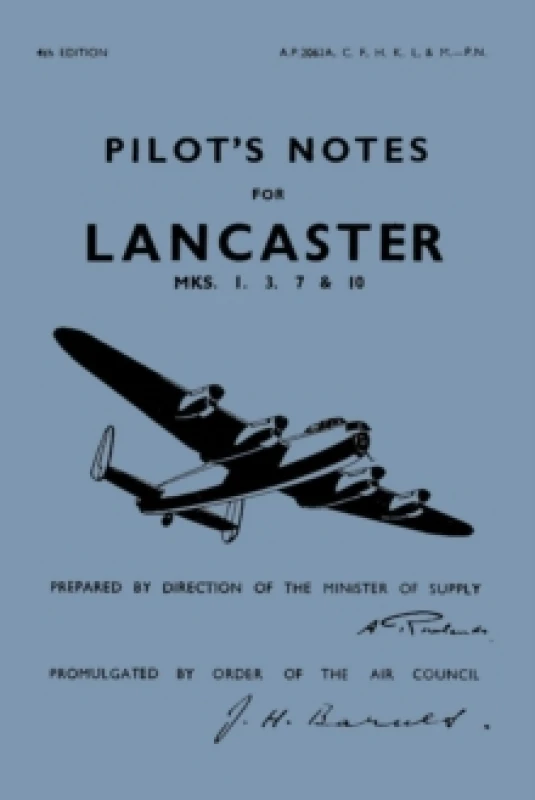 Image of Lancaster I, III, VII & X Pilot's Notes. Paperback Books