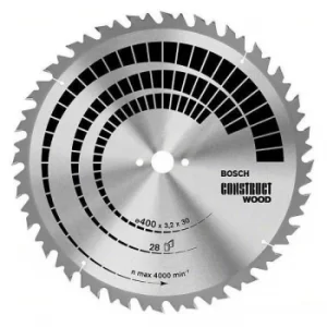 Image of Bosch 2608640703 Table Saw Blade Construct for Wood 400x30x3.2mm 2...