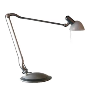 Image of Papagayo Desk Task Lamp Black Silver