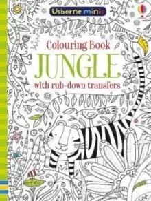 Image of Colouring Book Jungle with Rub Downs