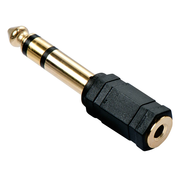 Image of Lindy 3.5mm Stereo Jack Female to 6.3mm Stereo Jack Male Adapter