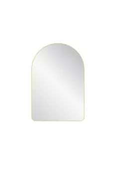 Image of Andrews Arched Metal Wall Mirror 75 X 50Cm