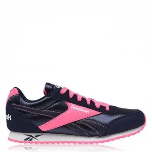 Image of Reebok Jogger RS Junior Girl Trainers - Navy/Pink