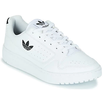 Image of adidas NY 92 J boys's Childrens Shoes Trainers in White kid,Kid 4
