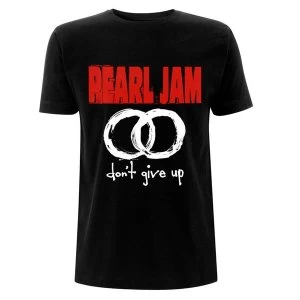 Image of Pearl Jam - Don't Give Up Mens Medium T-Shirt - Black