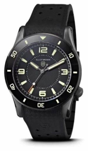 Image of Elliot Brown 929-102-R51G Bloxworth 3 Hand Black Monochrome Watch