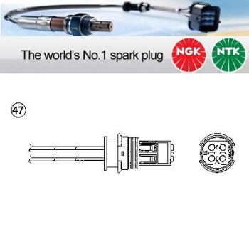 Image of NGK OZA659-EE15 / 0389 Lambda Sensor Zirconia Type Oxygen O2 Exhaust Probe
