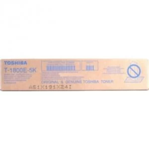 Image of Original Toshiba T-1800E5K Black Laser Toner Ink Cartridge