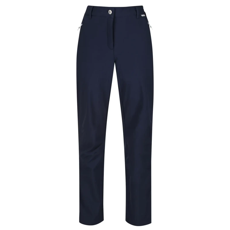 Image of Womens waterproof trousers Regatta Geo II Bleu Female 46 Tall