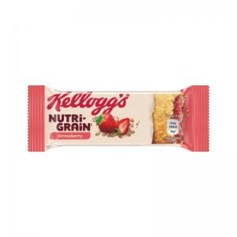 Image of Kelloggs Kellogg's Strawberry Nutrigrain Breakfast Bars 37g (Pack of 25) 5218680000 5218680000