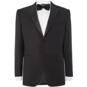Image of Howick Tailored Callaway SB2 Notch lapel dinner suit jacket - Black