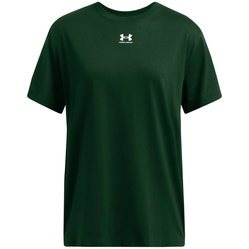 Image of Under Armour Armour Campus Oversize Ss T-Shirt Womens - Green Green 10