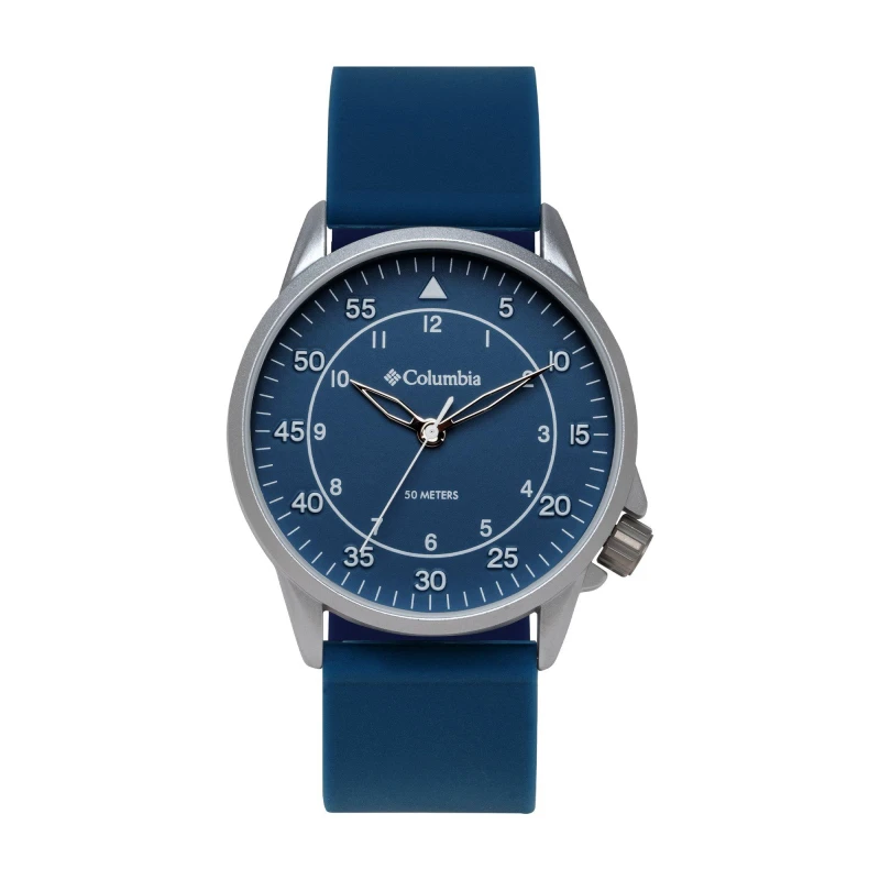 Image of Columbia Viewmont Sports Watch Silver/Blue male One Size