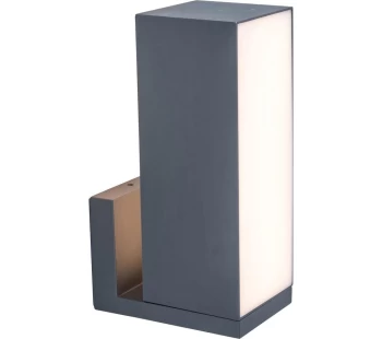 Image of LUTEC Cuba Smart Outdoor Wall Lamp - Grey