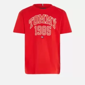 Image of Tommy Hilfiger Boys' Varsity Short Sleeve Cotton T-Shirt - 10 Years