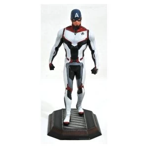 Image of Avengers Endgame Marvel Movie Gallery PVC Statue Team Suit Captain America Exclusive 23cm