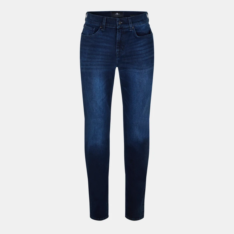 Image of 7 For All Mankind Mens Slimmy Slim Fit Jeans Dark Blue male 30W S