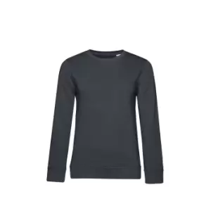 Image of B&C Womens/Ladies Organic Sweatshirt (M) (Asphalt)