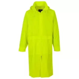 Image of Portwest S438YERL - sz L Classic Adult Rain Coat - Yellow - Yellow