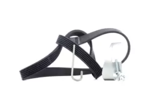 Image of CONTITECH V-ribbed belt set 6PK1019 ELAST T2 Serpentine belt kit,Auxiliary belt kit FORD,MAZDA,Fiesta Mk6 Schragheck (JA8, JR8),FOCUS III Turnier