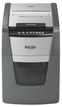 Image of Rexel AutoFeed+ 90X paper shredder Cross shredding 55 dB Black, Grey