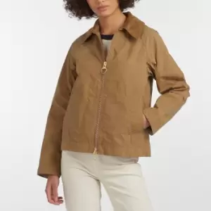 Image of Barbour Womens Campbell Showerproof Jacket - Sand - UK 14