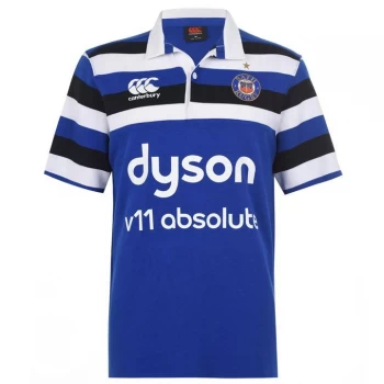 Image of Canterbury Bath Rugby Jersey Mens - Blue/White
