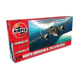 Image of North American B25C/D Mitchell Series 6 1:72 Air Fix Model Kit