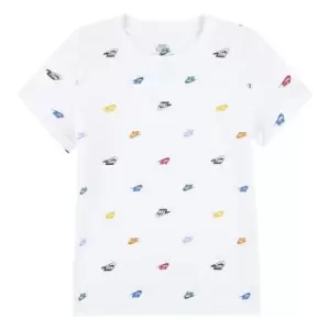 Image of Nike Futura Monogram T-Shirt Infants - White