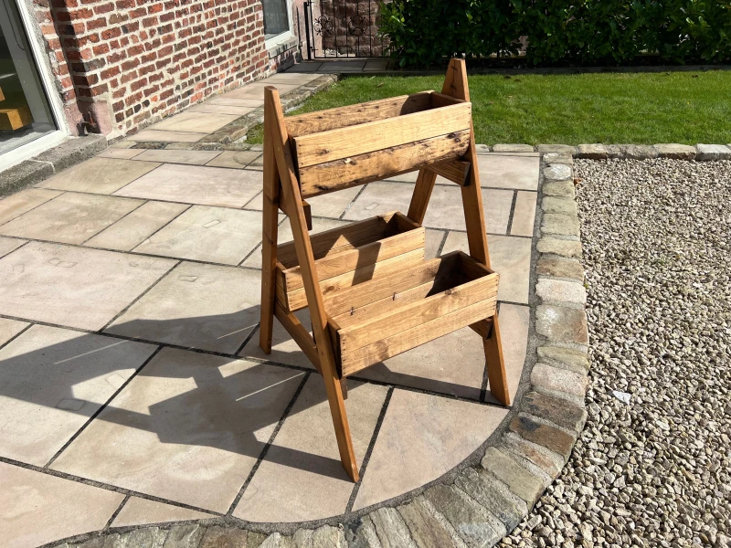 Image of Charles Taylor Trading Country Kitchen Double Herb Garden Regular Brown