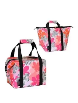 Image of Tribal Fusion Insulated Convertible 2 In 1 Family Cool Bag (20L) - Floral Design